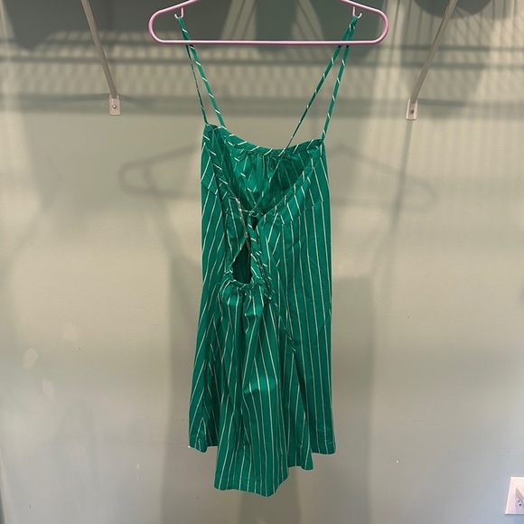 Green Striped Dress - Picture 6 of 6